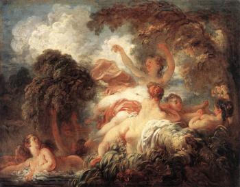 Jean-Honore Fragonard : The Bathers II